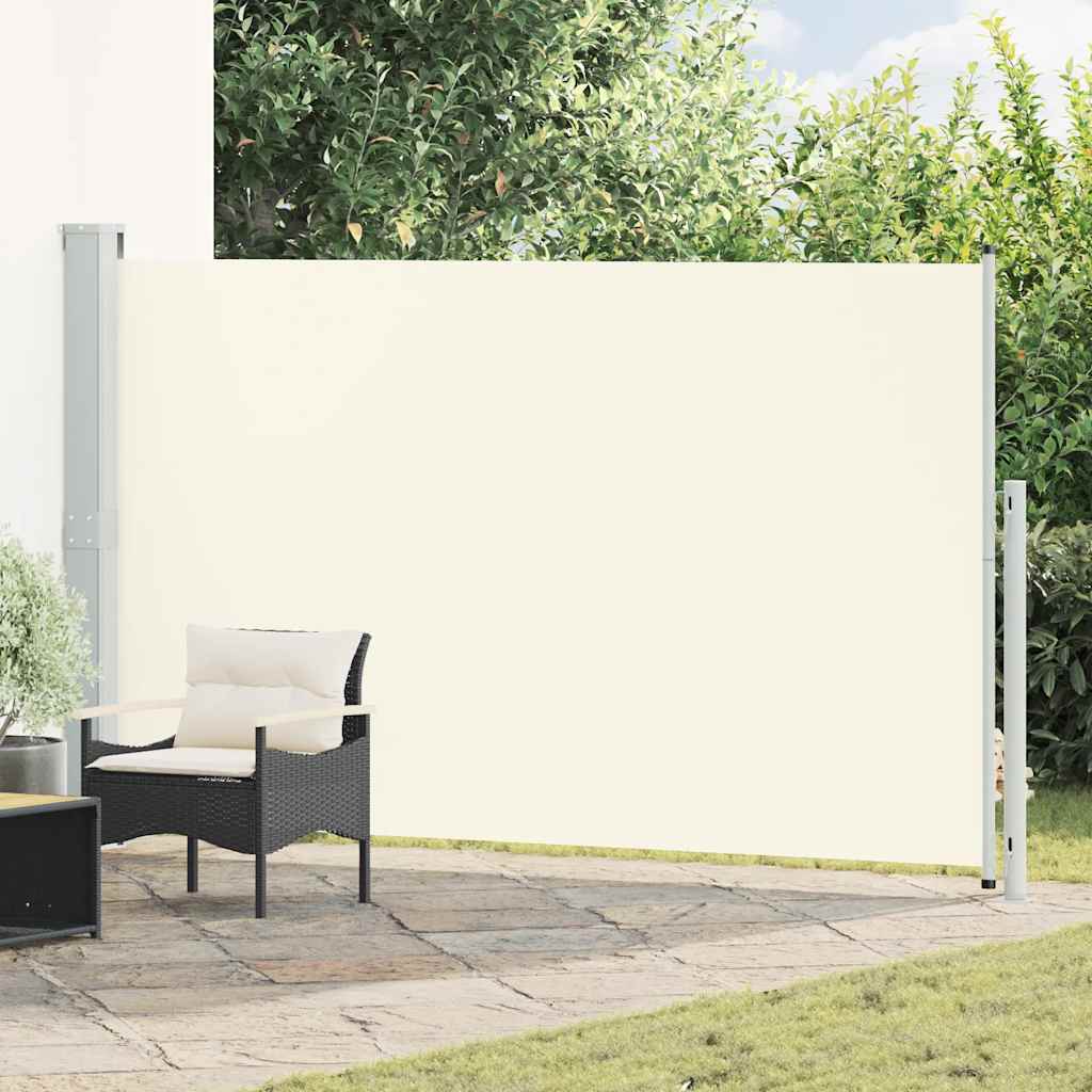 Seitenmarkise Ausziehbar 180x300 cm Creme