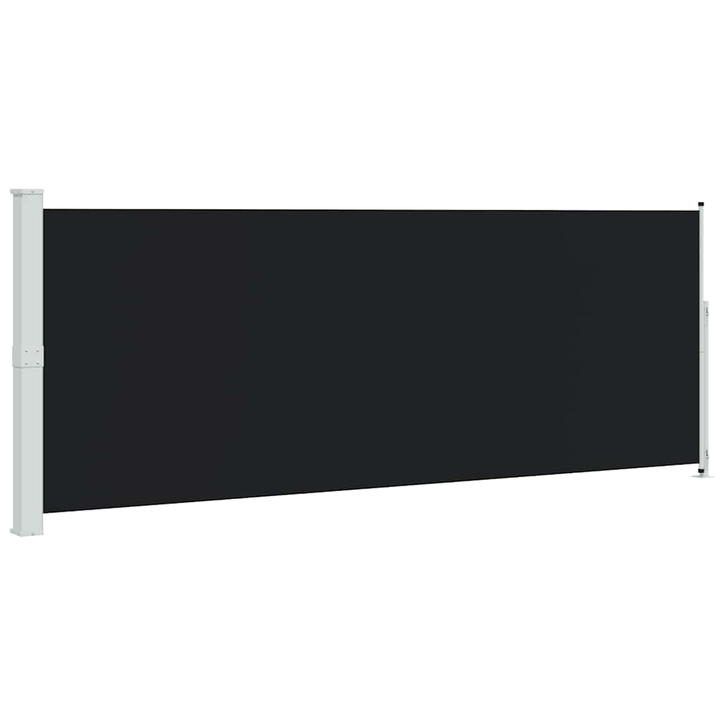 Seitenmarkise Ausziehbar 180x514 cm Schwarz