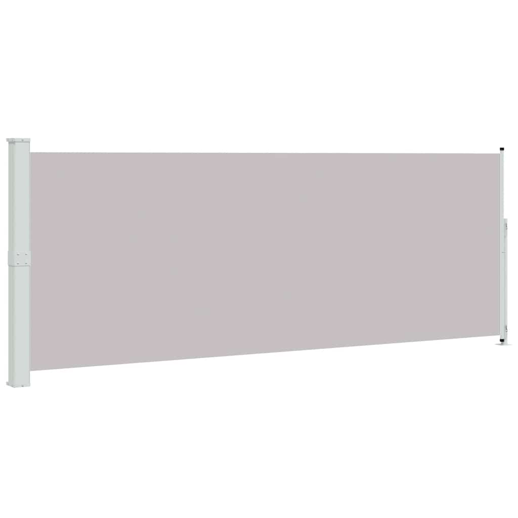 Seitenmarkise Ausziehbar 180x514 cm Grau