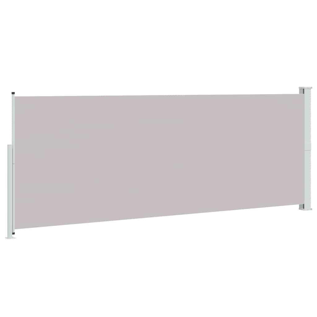 Seitenmarkise Ausziehbar 180x514 cm Grau