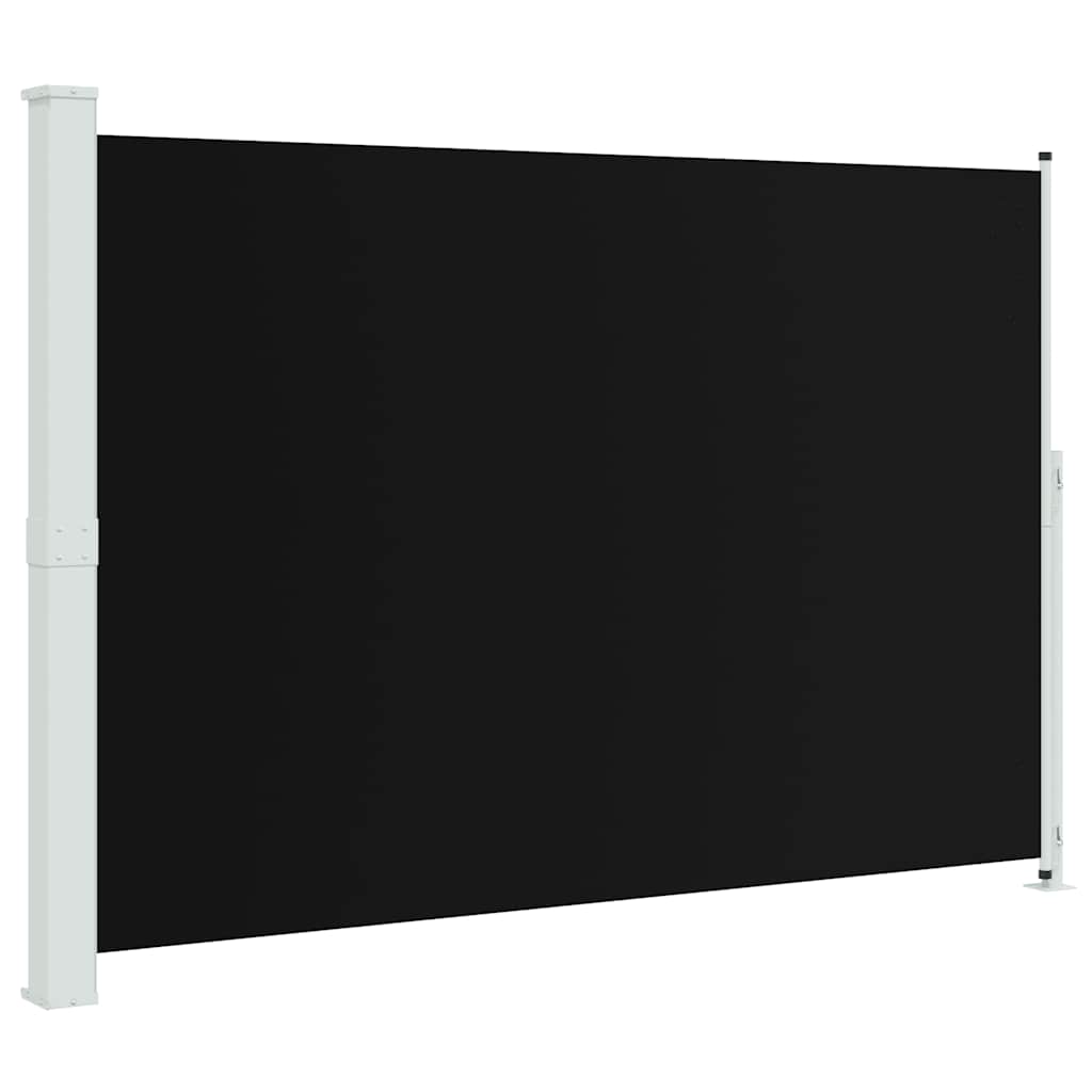 Seitenmarkise Ausziehbar 200x314 cm Schwarz