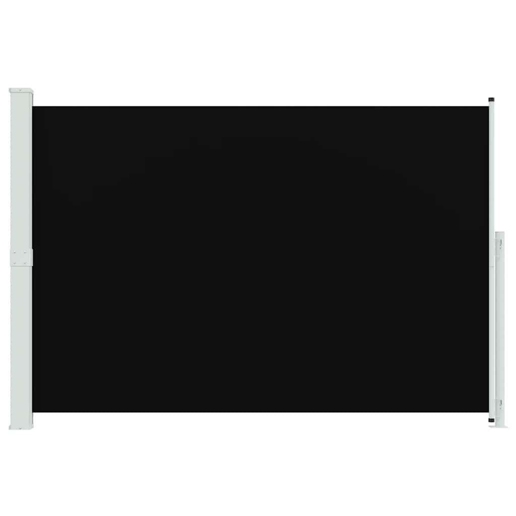 Seitenmarkise Ausziehbar 200x314 cm Schwarz