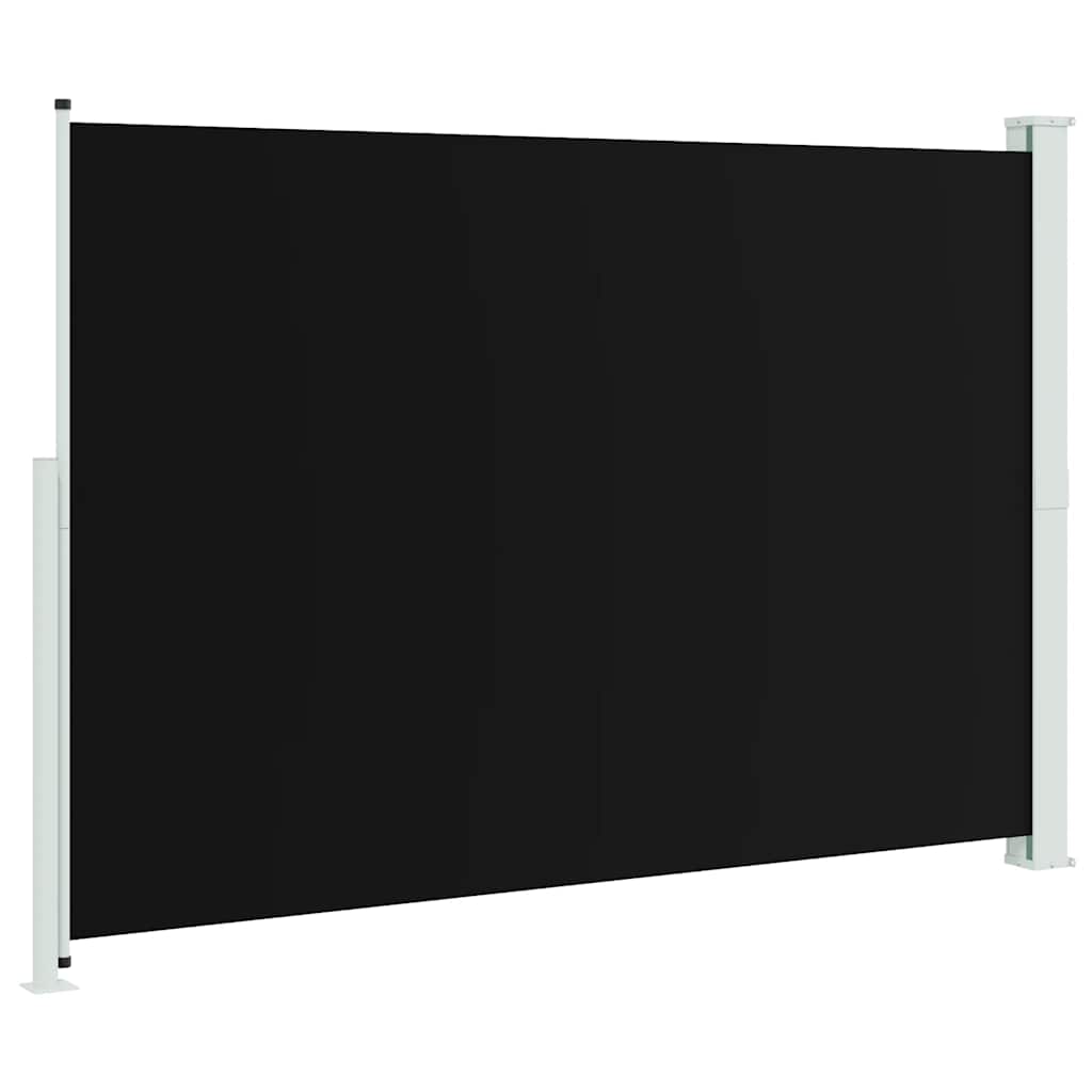 Seitenmarkise Ausziehbar 200x314 cm Schwarz