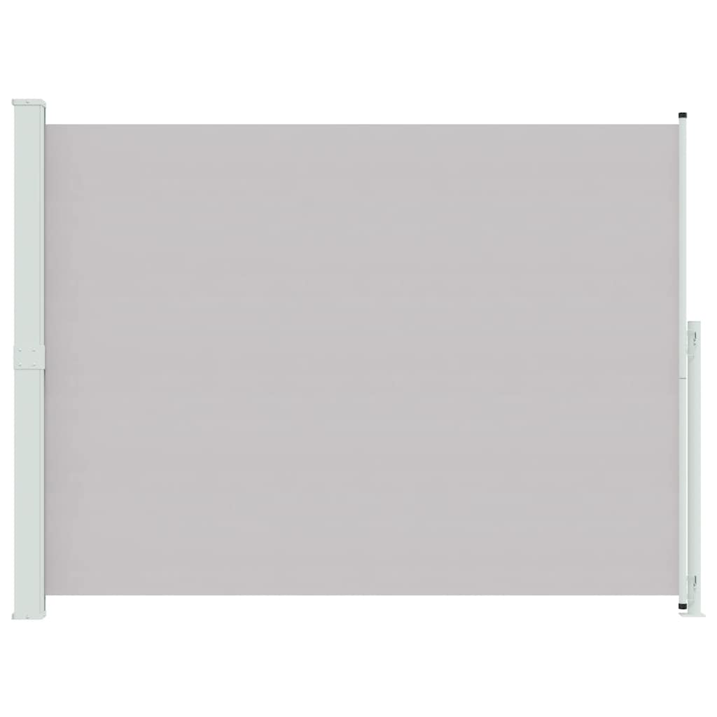 Seitenmarkise Ausziehbar 220x300 cm Grau