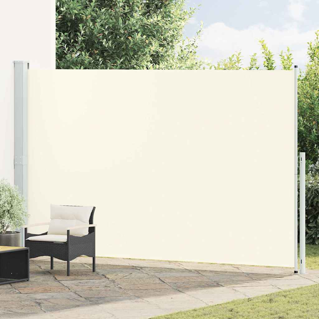Seitenmarkise Ausziehbar 220x514 cm Creme