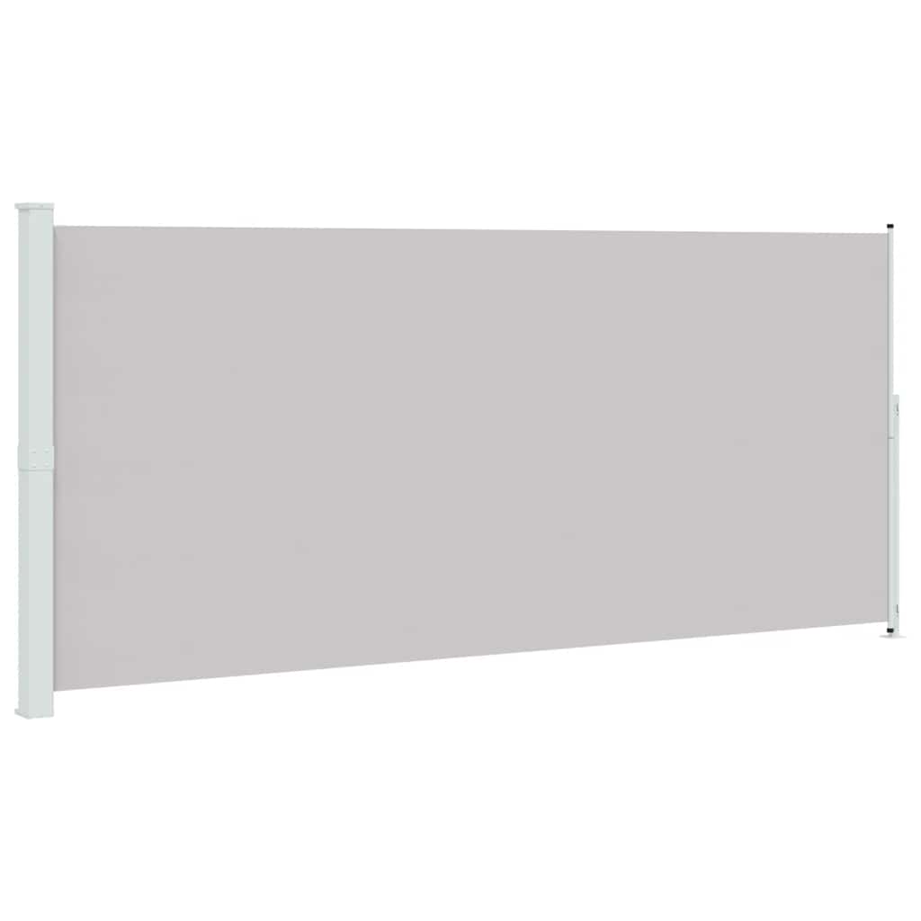 Seitenmarkise Ausziehbar 220x514 cm Grau
