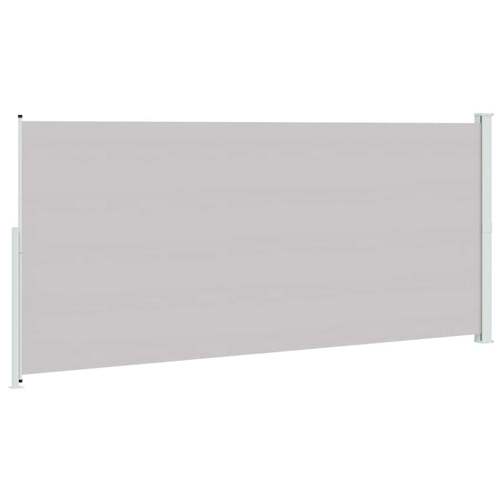 Seitenmarkise Ausziehbar 220x514 cm Grau