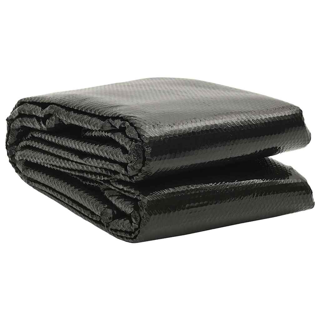 Rechteckige Poolabdeckung 500x300 cm PE Schwarz