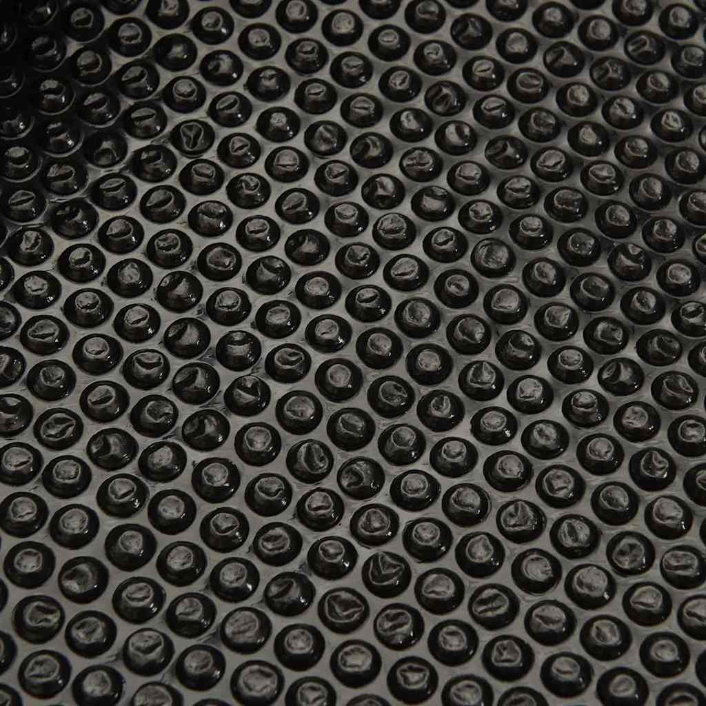 Rechteckige Poolabdeckung 500x300 cm PE Schwarz
