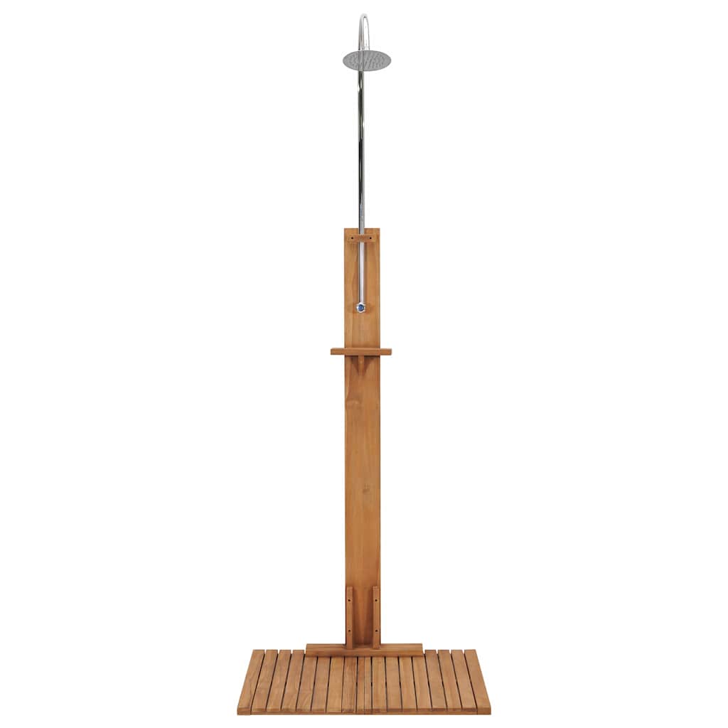Gartendusche 75x75x210 cm Massivholz Teak