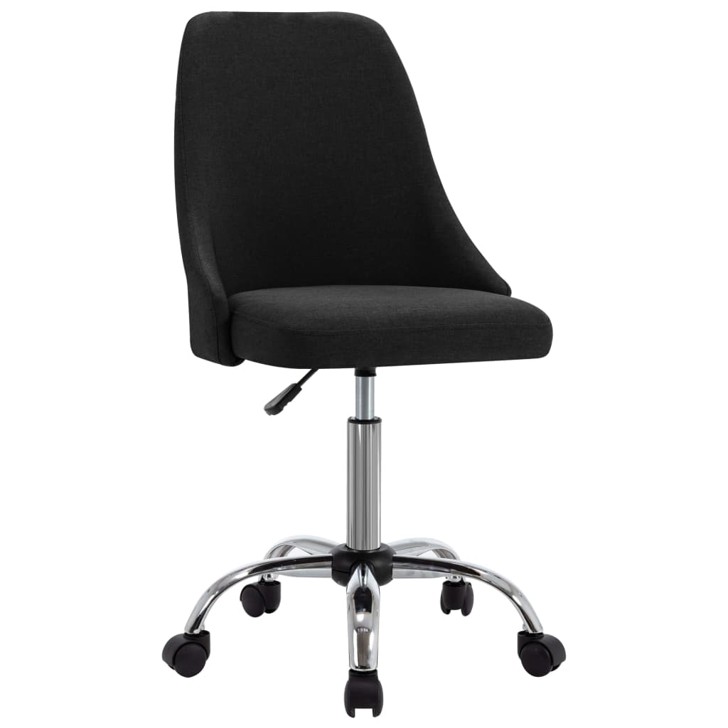 Esszimmerstühle 2 Stk. Schwarz Stoff