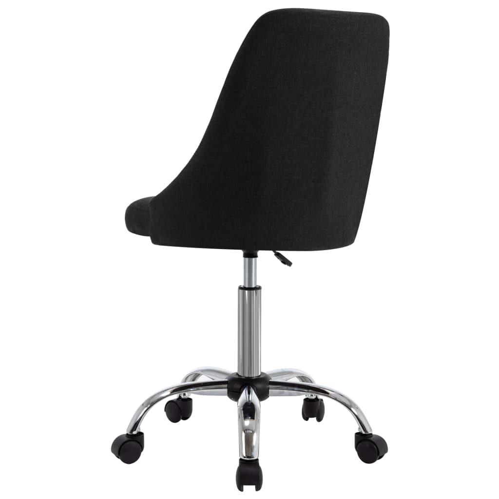 Esszimmerstühle 2 Stk. Schwarz Stoff