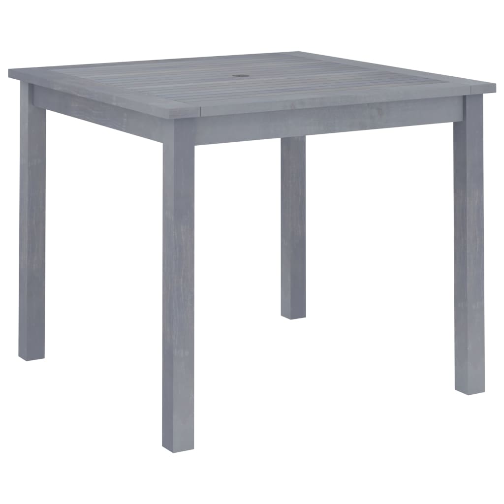 Table à manger de jardin 88x88x74 cm en bois d'acacia massif