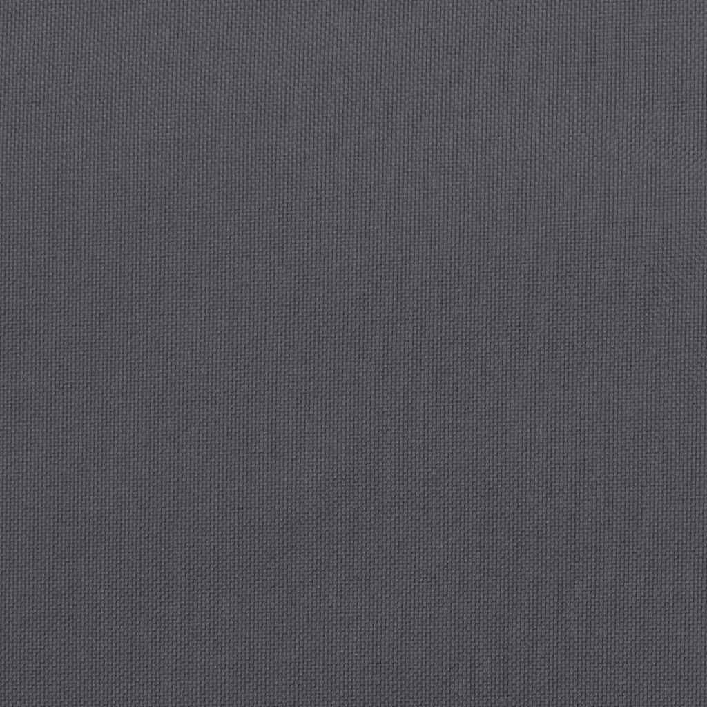 Gartenstuhl-Kissen 6 Stk. Anthrazit 40x40x3 cm Oxford-Gewebe