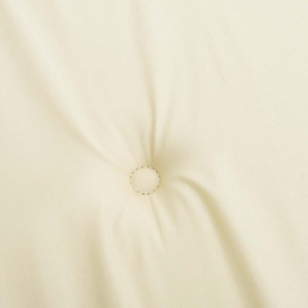 Gartenstuhl-Kissen 2 Stk. Creme 40x40x4 cm Oxford-Gewebe