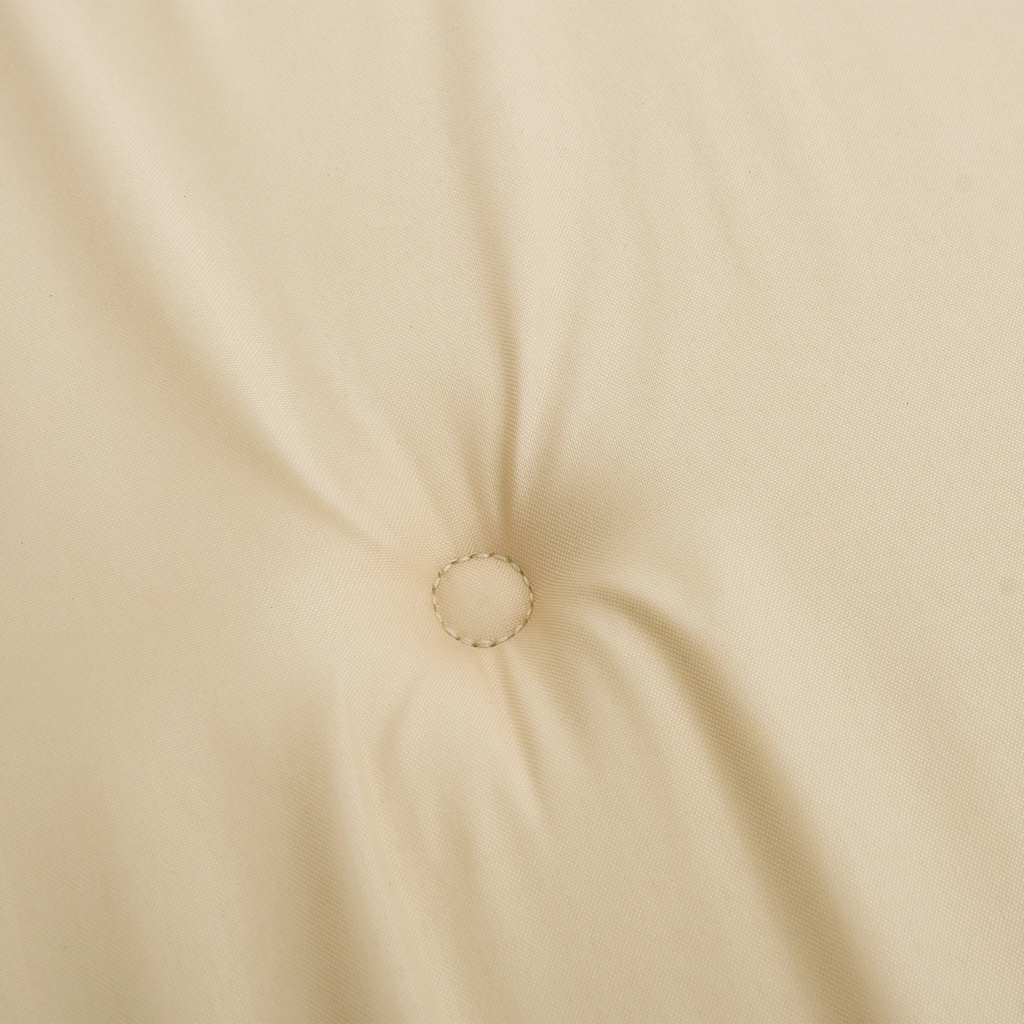 Gartenstuhl-Kissen 2 Stk. Beige 40x40x4 cm Oxford-Gewebe