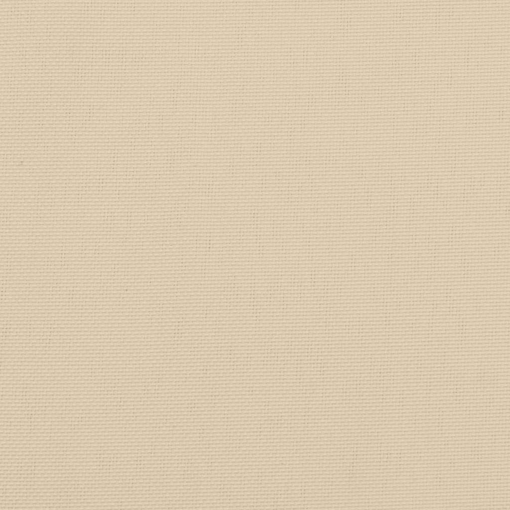 Gartenstuhl-Kissen 6 Stk. Beige 40x40x3 cm Oxford-Gewebe