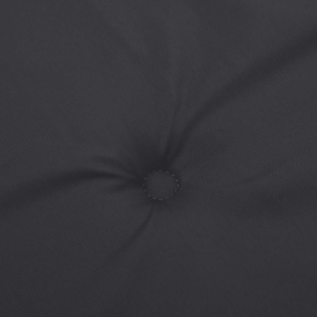 Gartenstuhl-Kissen 6 Stk. Schwarz 40x40x3 cm Oxford-Gewebe