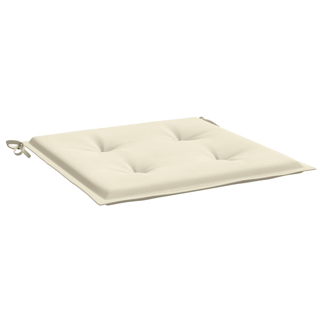 Gartenstuhl-Kissen 4 Stk. Creme 50x50x3 cm Oxford-Gewebe