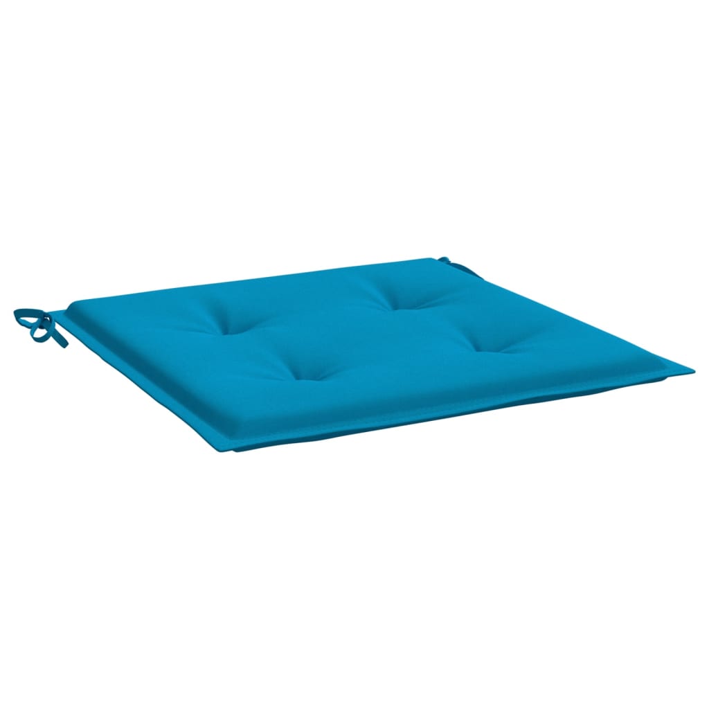 Gartenstuhl-Kissen 4 Stk. Blau 50x50x4 cm Oxford-Gewebe