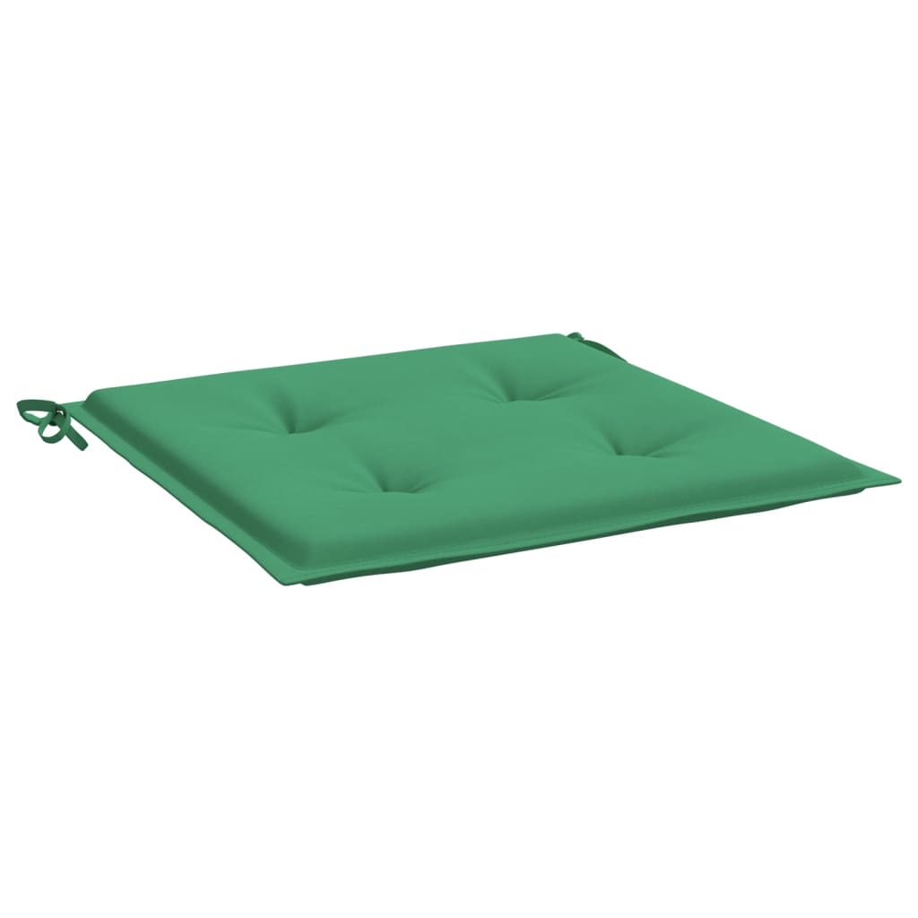 Gartenstuhl-Kissen 4 Stk. Grün 50x50x4 cm Oxford-Gewebe
