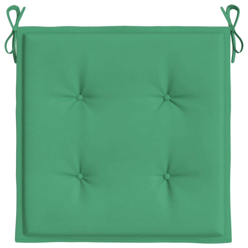 Gartenstuhl-Kissen 6 Stk. Grün 50x50x4 cm Oxford-Gewebe