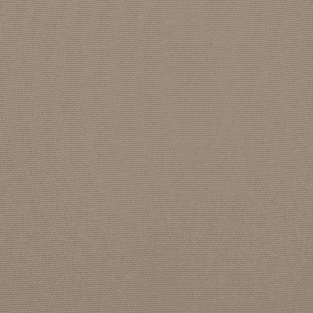 Gartenstuhl-Kissen 4 Stk. Taupe 50x50x4 cm Oxford-Gewebe