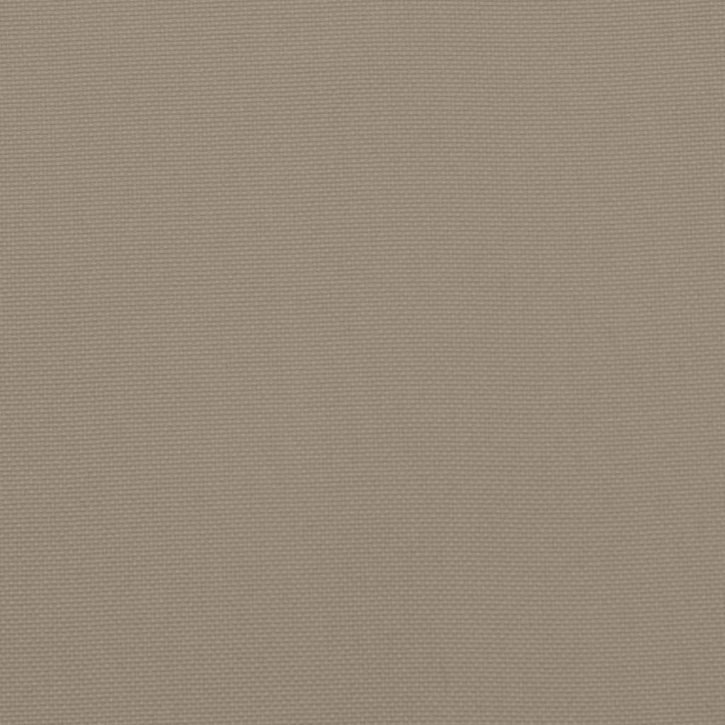 Gartenstuhl-Kissen 4 Stk. Taupe 50x50x3 cm Oxford-Gewebe