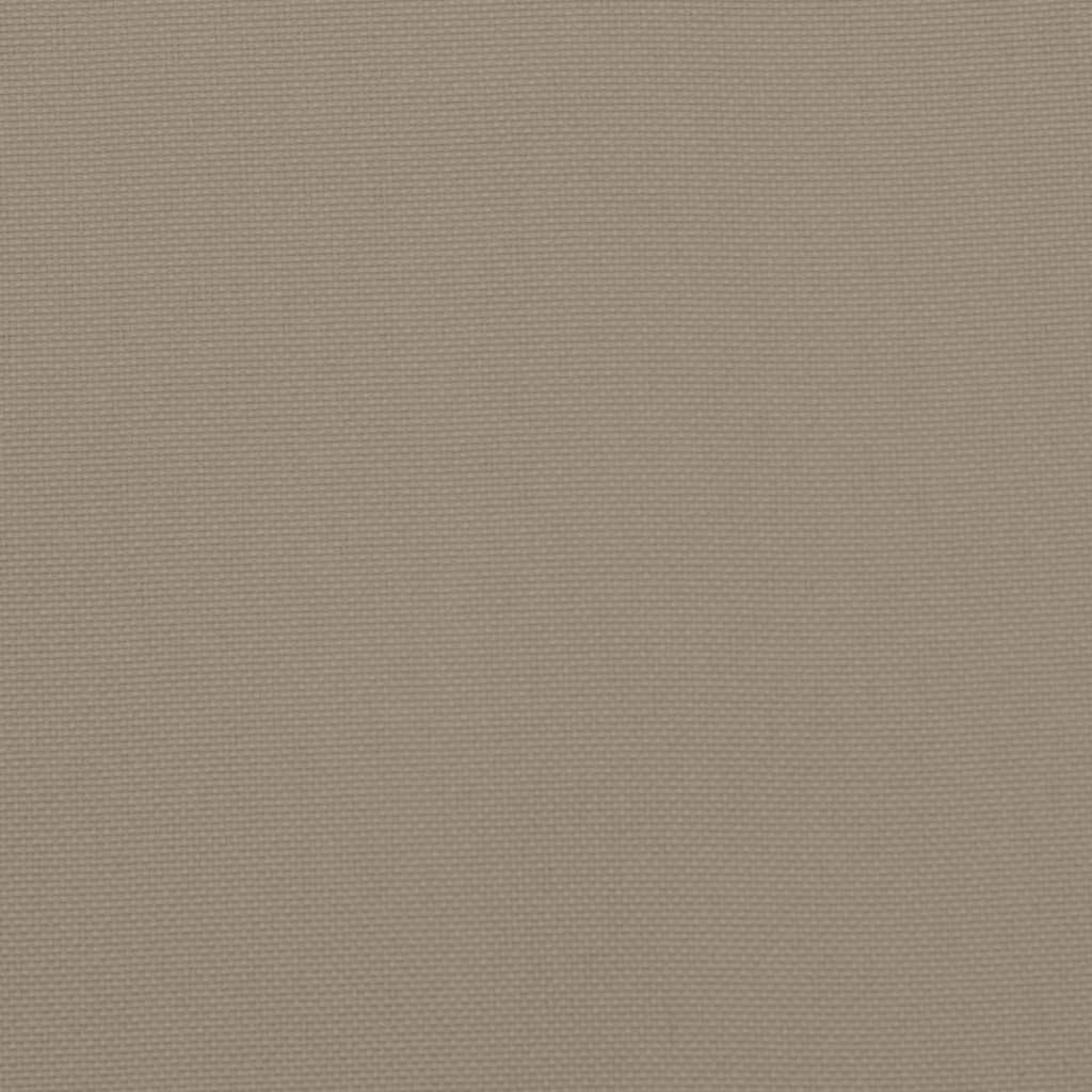 Gartenstuhl-Kissen 6 Stk. Taupe 50x50x3 cm Oxford-Gewebe