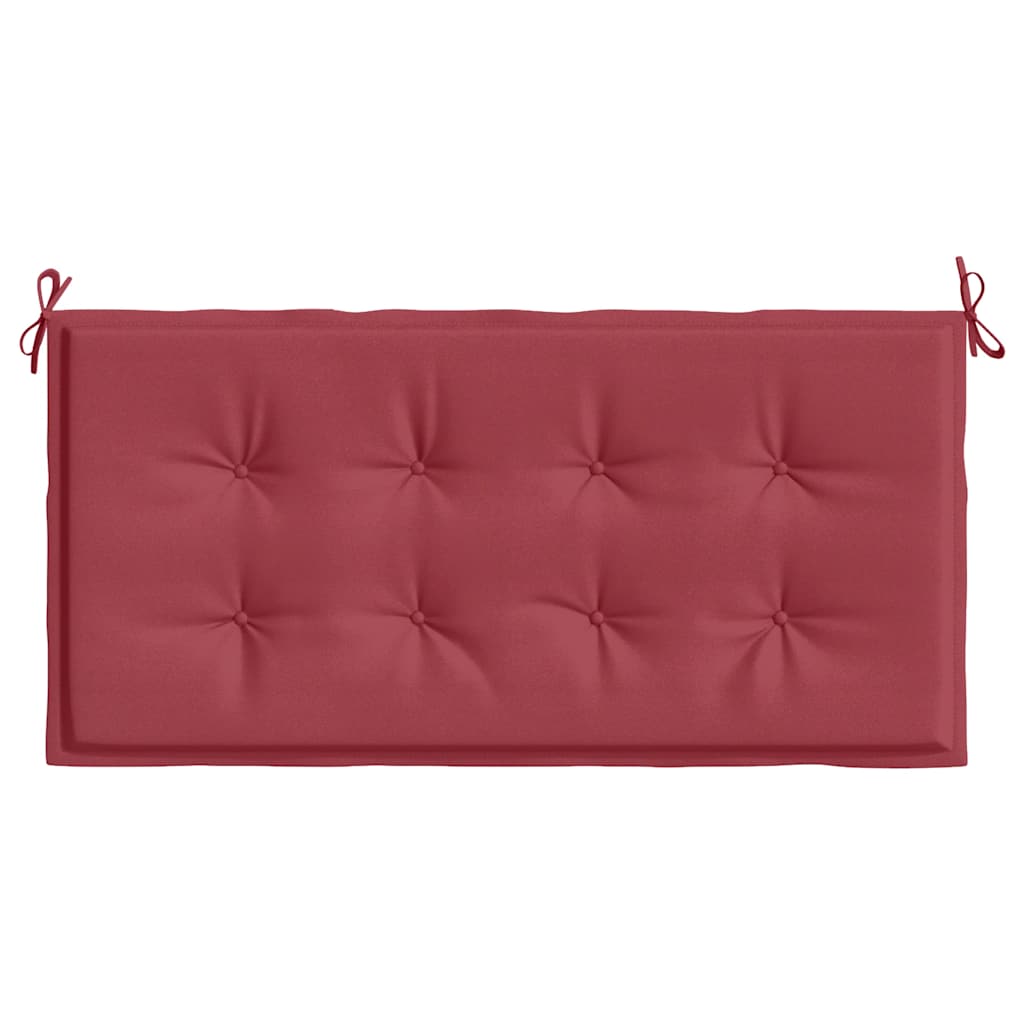 Gartenbank-Auflage Weinrot 120x50x4 cm Oxford-Gewebe