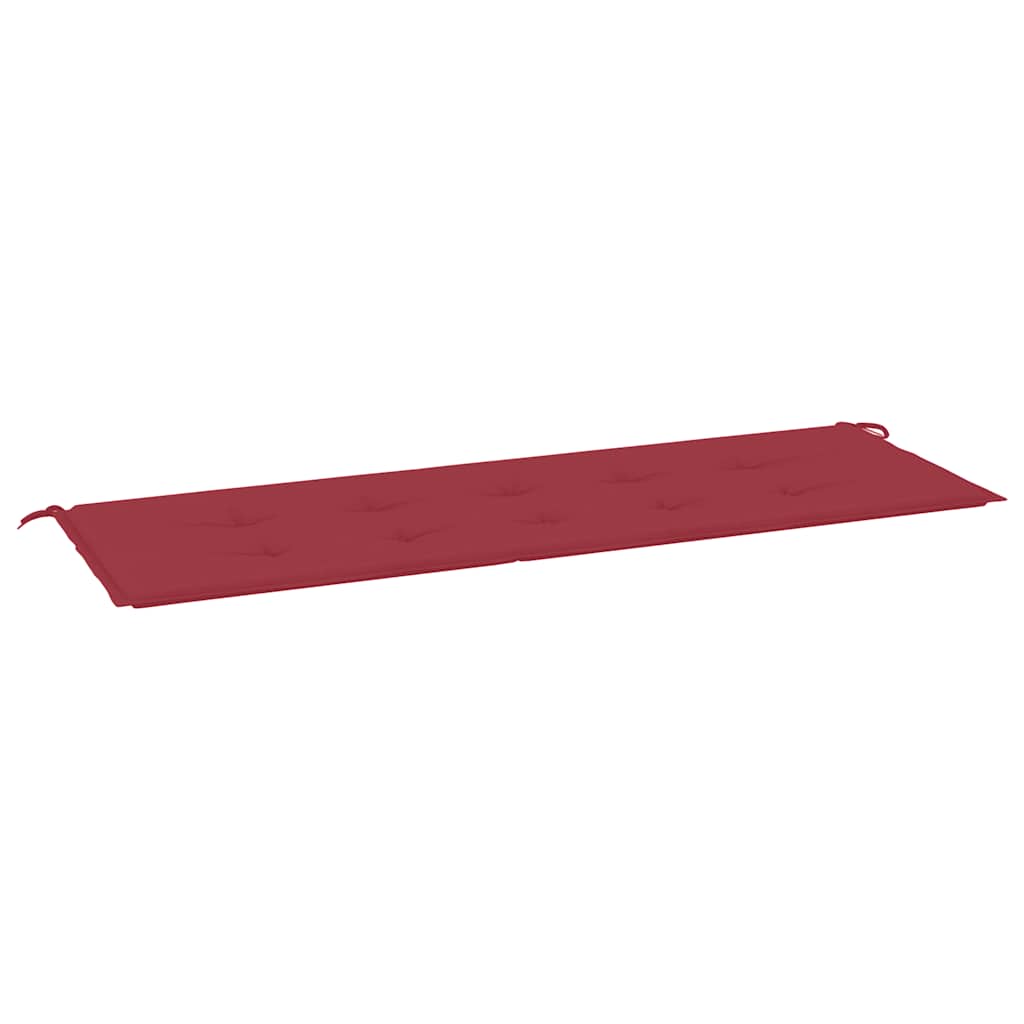 Gartenbank-Auflage Weinrot 150x50x4 cm Oxford-Gewebe