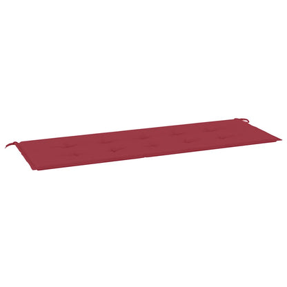 Gartenbank-Auflage Weinrot 150x50x3 cm Oxford-Gewebe