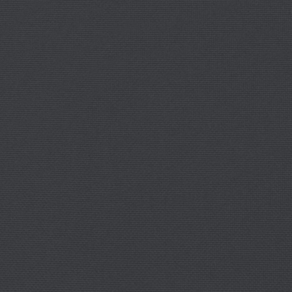 Gartenstuhlauflagen für Hochlehner 6 Stk. Schwarz 120x50x3 cm