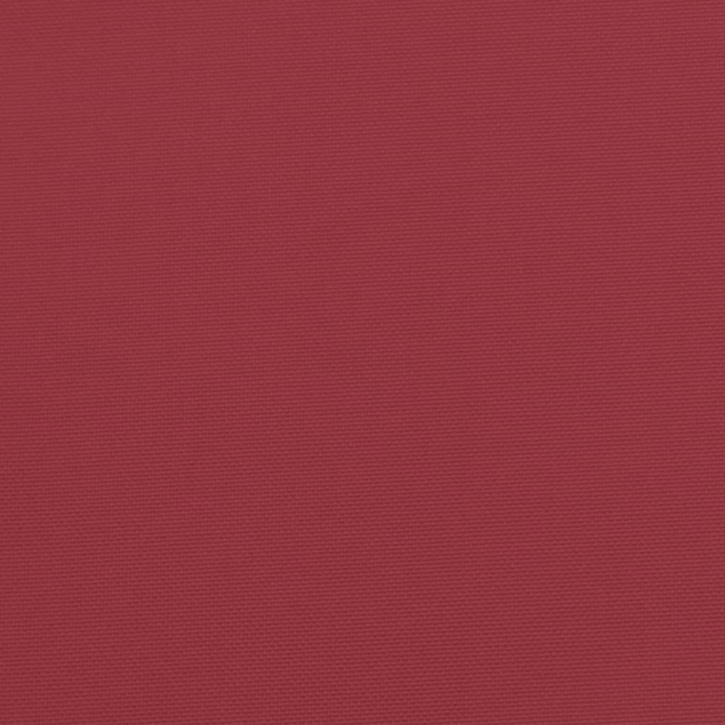 Gartenstuhlauflagen für Hochlehner 4 Stk. Weinrot 120x50x3 cm