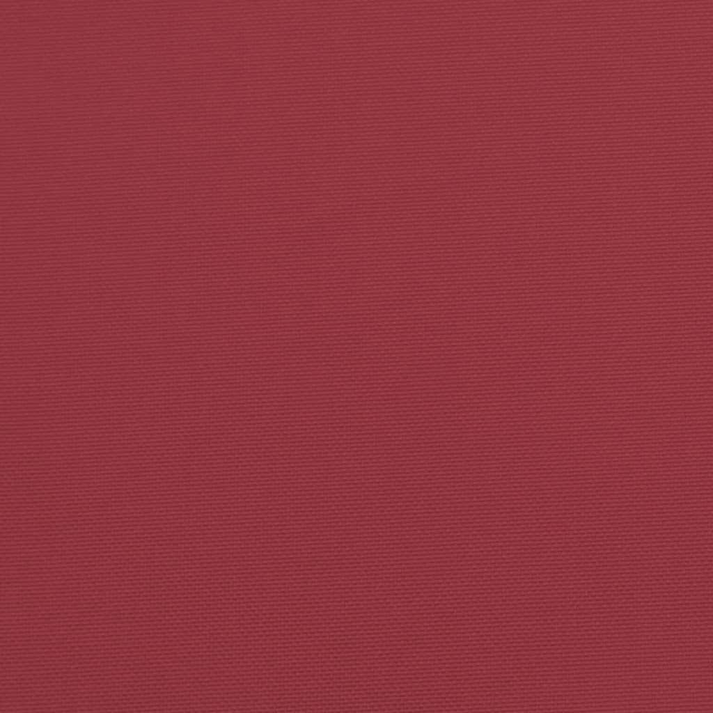 Gartenstuhlauflagen für Hochlehner 6 Stk. Weinrot 120x50x3 cm