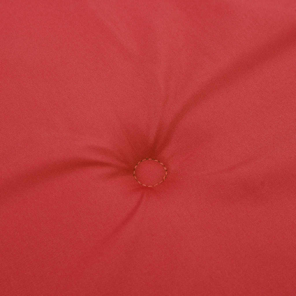 Gartenstuhl-Kissen 6 Stk. Rot 100 x 50 x 3 cm