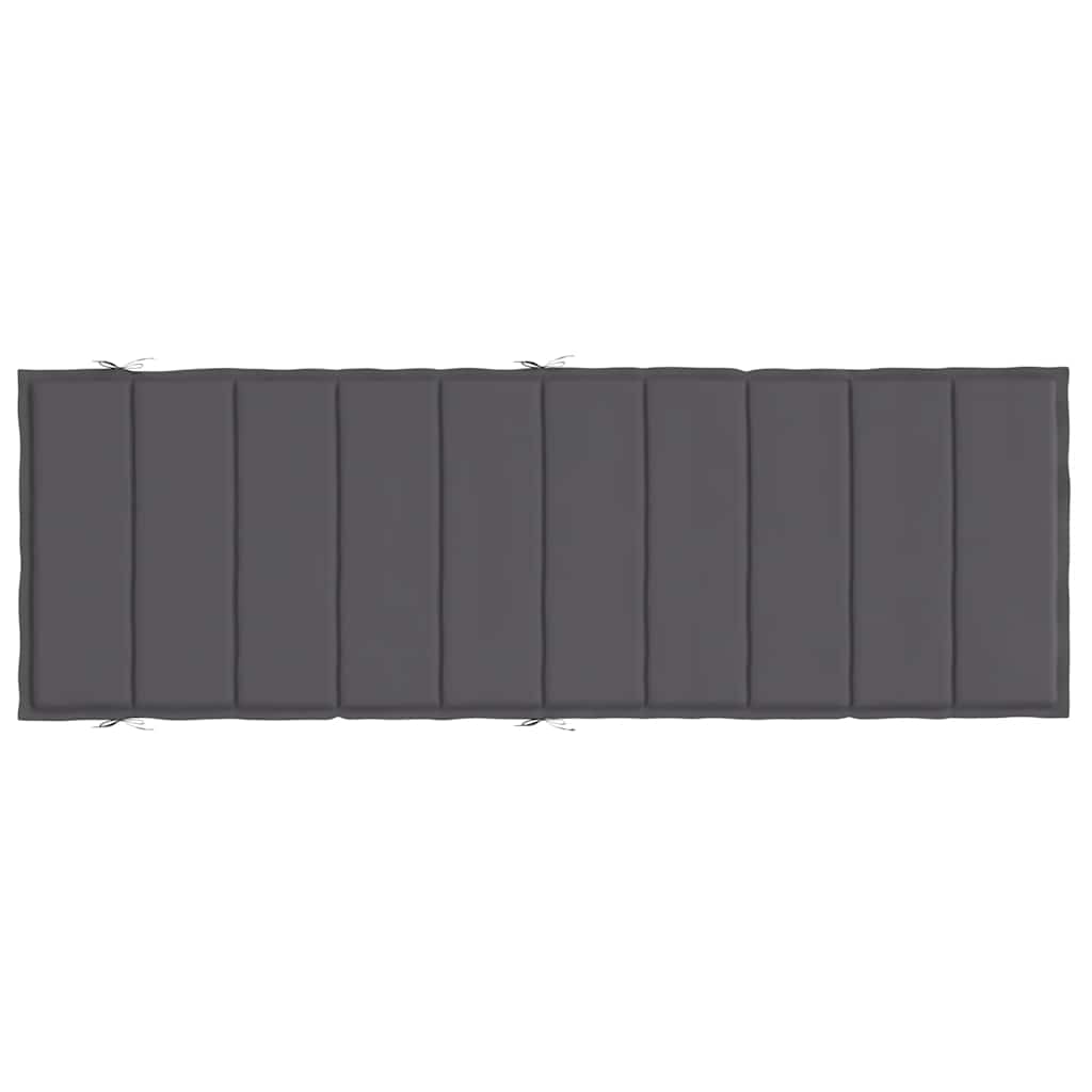 Sonnenliegen-Auflage Anthrazit 186x58x4 cm Oxford-Gewebe