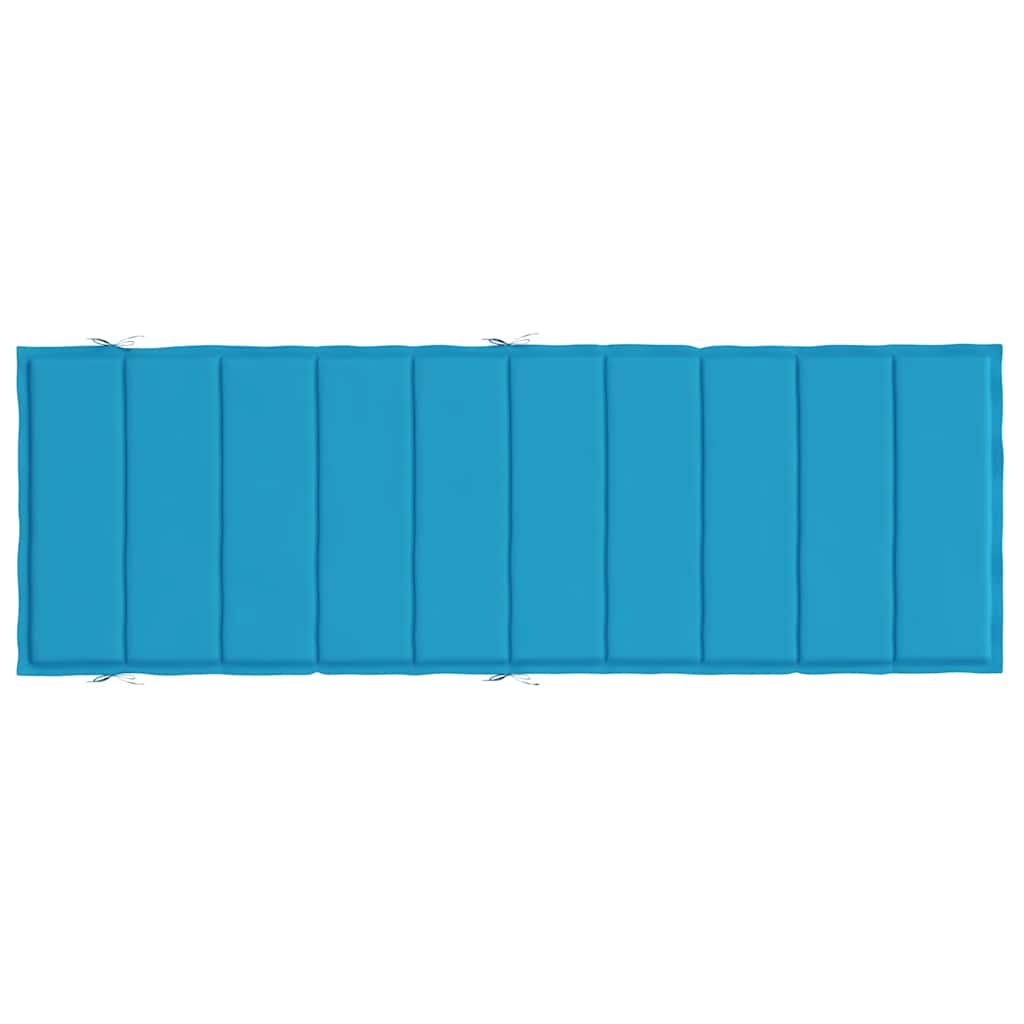 Sonnenliegen-Auflage Blau 186x58x4 cm Oxford-Gewebe