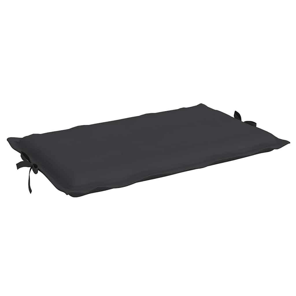 Sonnenliegen-Auflage Schwarz 186x58x4 cm Oxford-Gewebe