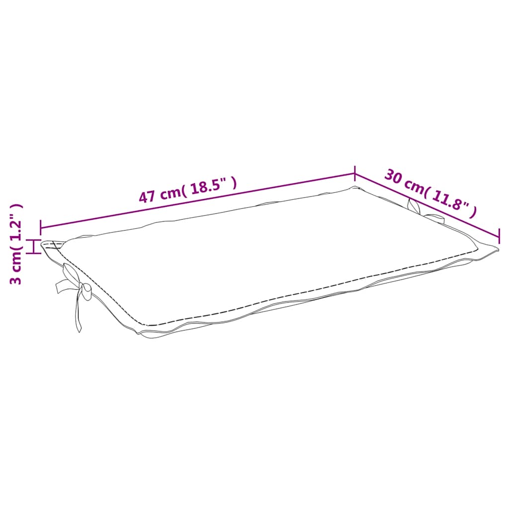 Sonnenliegen-Auflage Schwarz 186x58x4 cm Oxford-Gewebe
