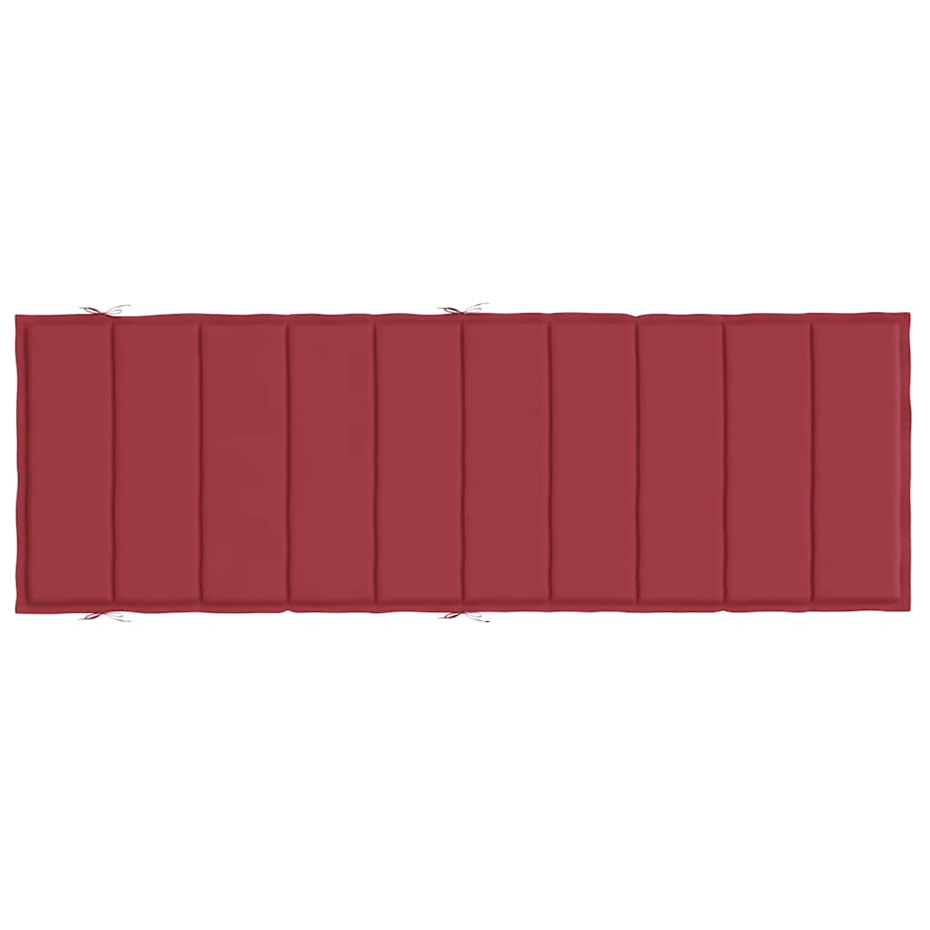Sonnenliegen-Auflage Weinrot 186x58x4 cm Oxford-Gewebe