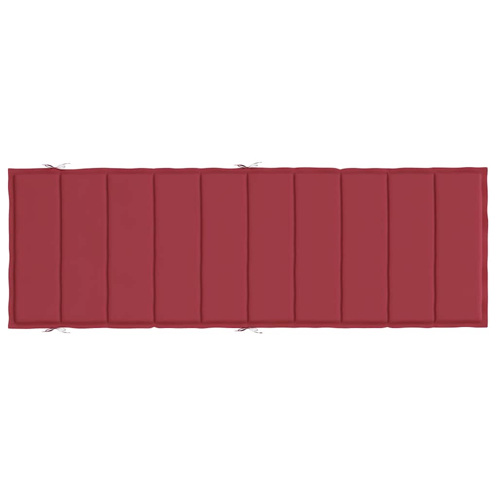 Sonnenliegen-Auflage Weinrot 186x58x4 cm Oxford-Gewebe