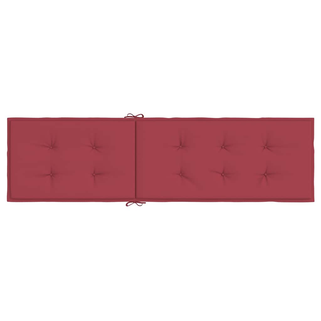 Liegestuhl-Auflage Weinrot (75+105)x50x4 cm