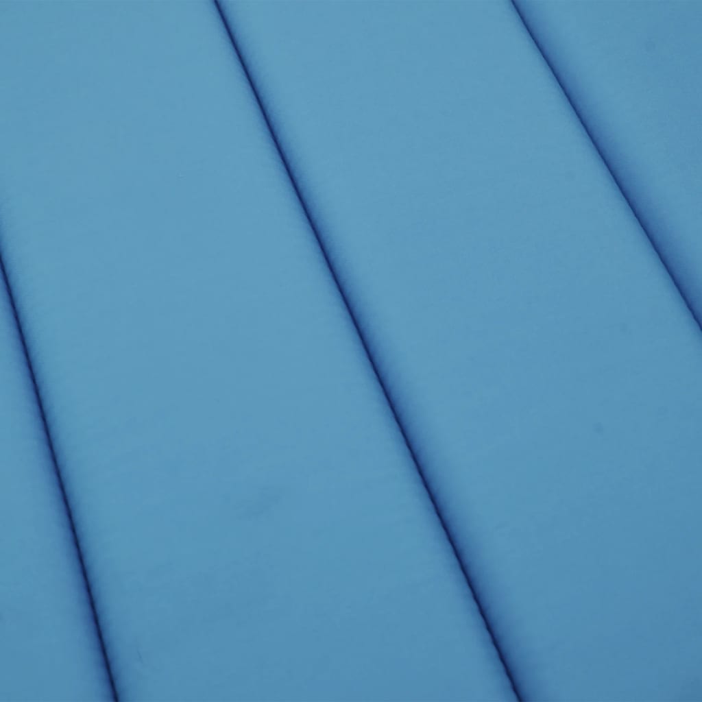 Sonnenliegen-Auflage Blau 200x50x3 cm Oxford-Gewebe