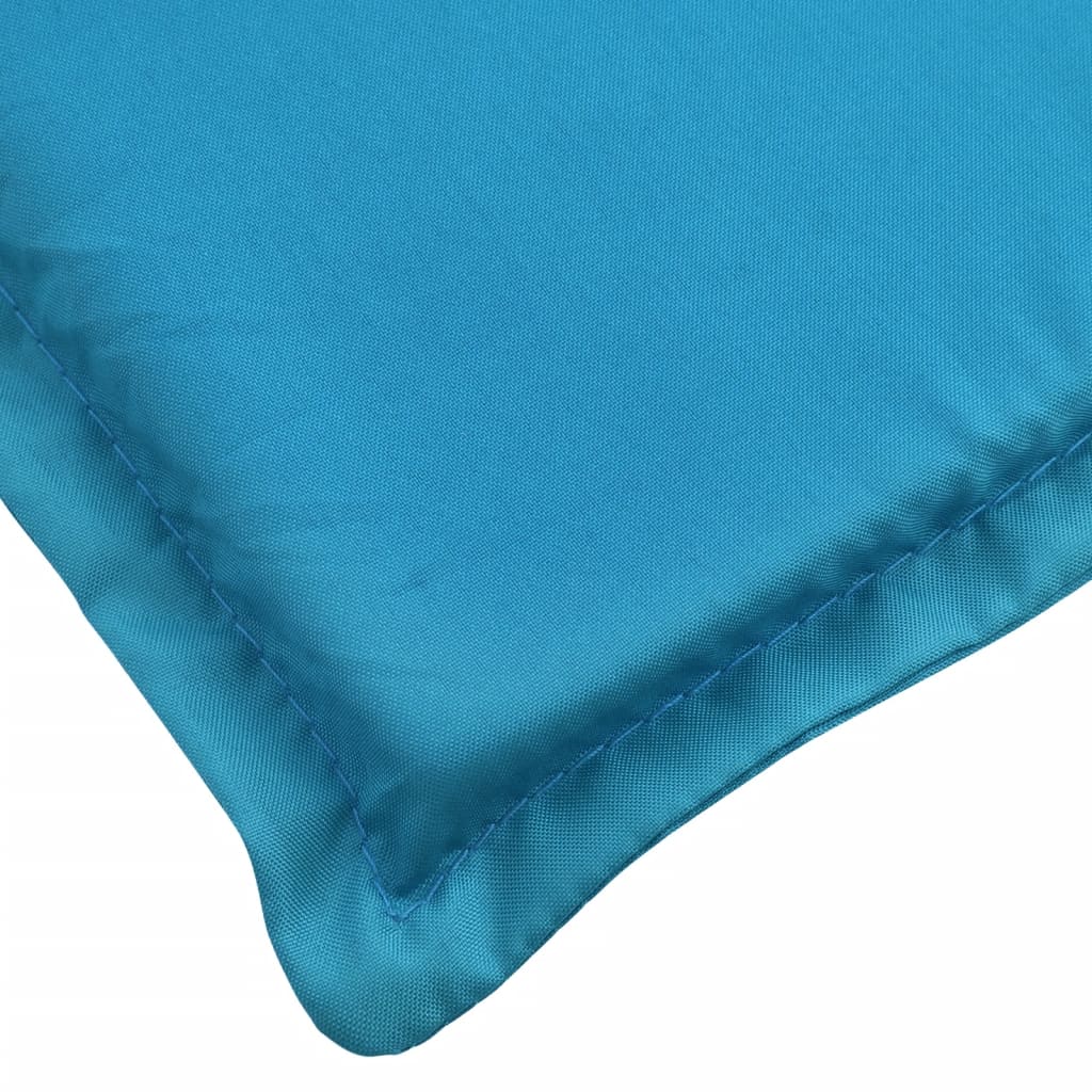 Sonnenliegen-Auflage Blau 200x50x3 cm Oxford-Gewebe