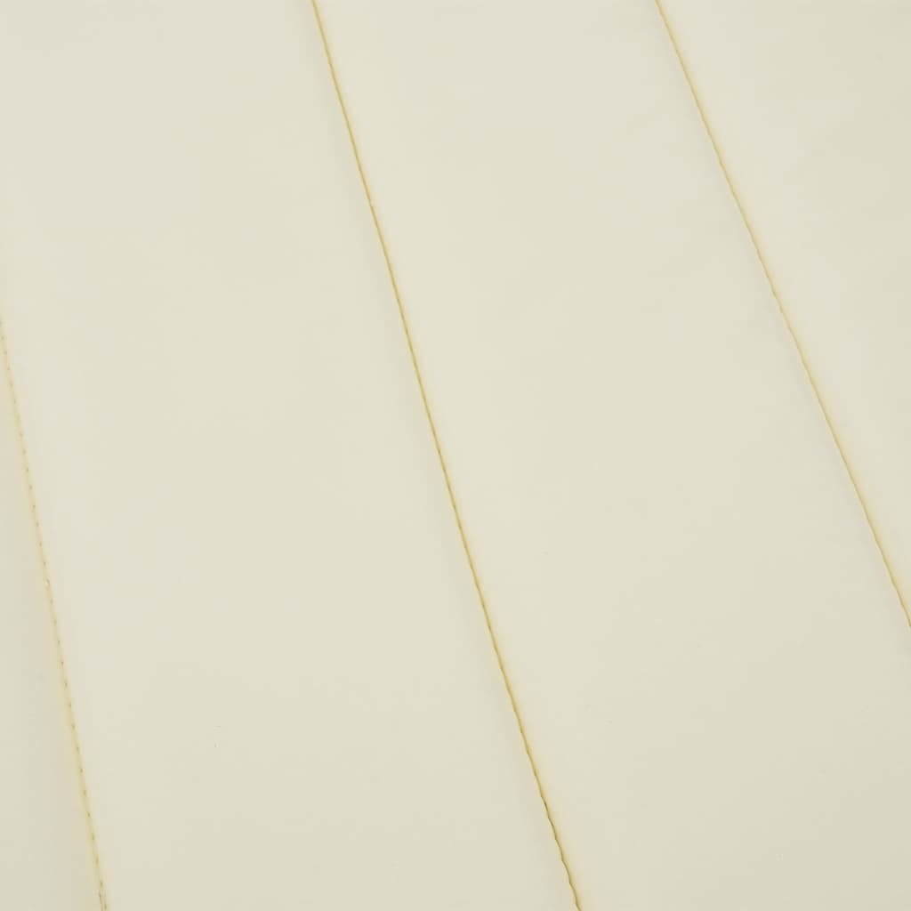 Sonnenliegen-Auflagen Oxford Stoff (100% Polyester) Creme