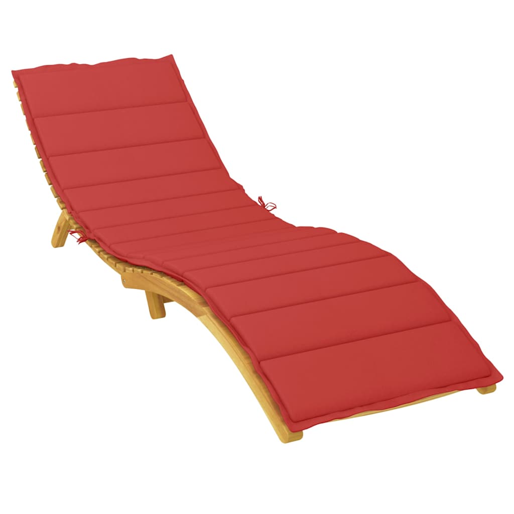 Sonnenliegen-Auflagen Oxford Stoff (100% Polyester) Rot