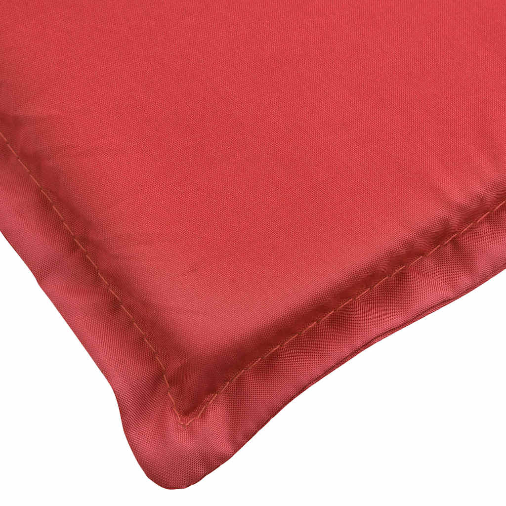 Sonnenliegen-Auflagen Oxford Stoff (100% Polyester) Rot