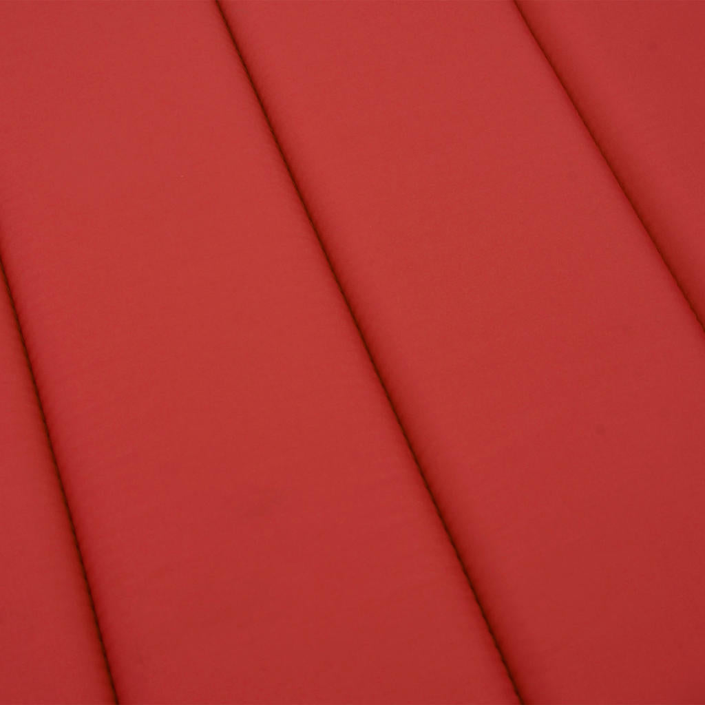 Sonnenliegen-Auflagen Oxford Stoff (100% Polyester) Rot
