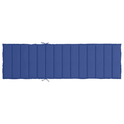 Sonnenliegen-Auflage Königsblau 200x60x3 cm Oxford-Gewebe